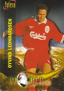 Oyvind Leonhardsen Liverpool 1998 Futera Fans' Selection #80